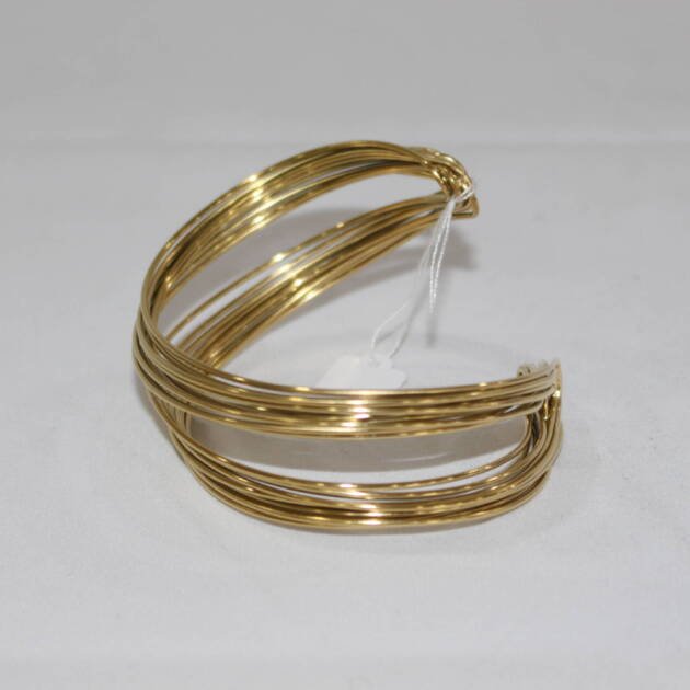 Brazalete hojas acero